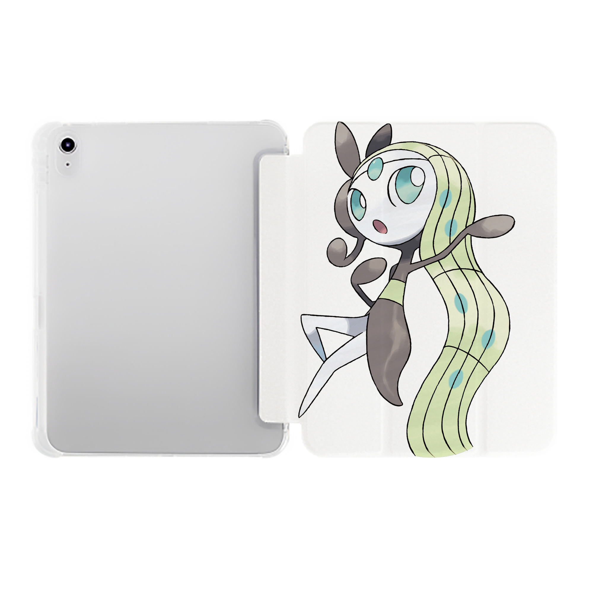 （画像用） ポケットモンスター Pokémon IPad ケース ペン収納付き 三つ折りスタンド PUレザー×シリコン 対応機種9.5/10.5/10.9インチ